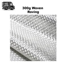 300g Woven Roving Fibreglass Cloth. For Polyester, Epoxy and Vinylester Resin