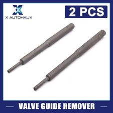 2pcs Dark Gray Universal Valve Guide Remover Grinding Stick Lapping Tool for Car