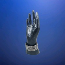 Vintage Egyptian Silver Hinged