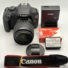 Cannon EOS 1200D Digital SLR Camera 18MP w/ 18-55mm f/3.5-5.6 Mark III Lens A+++
