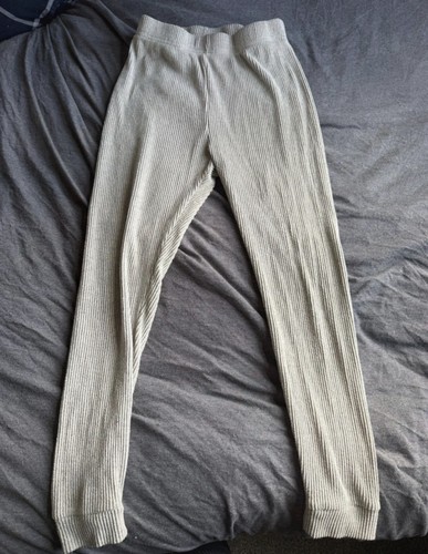 Women grey ribbed knit - grey,