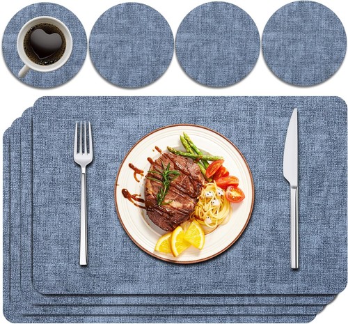Leather placemats and - leather,