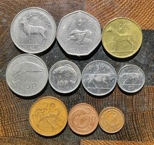 IRELAND EIRE. FULL 10 COIN