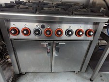 Used Lotus 2 door, 6 burner, gas Range cooker, CFB6-79G 