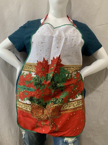 Christmas holiday bib - bib, apron