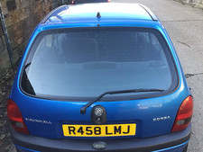 VAUXHALL CORSA B TAILGATE ARDEN BLUE METALLIC PAINT CODE Z291 3 DOOR 1996-2000