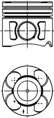 Piston for chevrolet fiat - for,