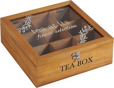 Tea Box Wooden Tea Caddy Tea