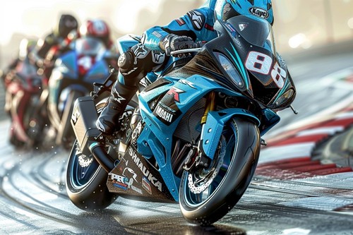 Motorbike canvas picture print - picture,