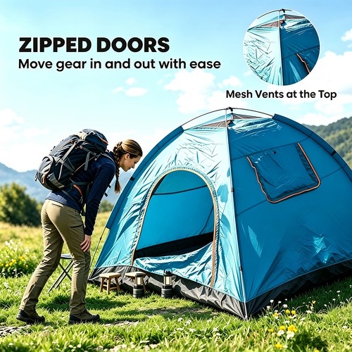Automatic pop tent - up,