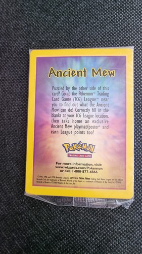Ancient mew sealed pokemon - ancient,