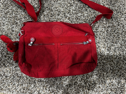 Kipling red crossbody bag - kipling,