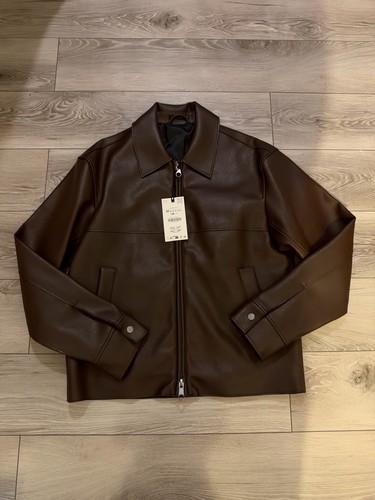 Zara men faux leather - zara,