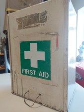 Vintage first aid metal - vintage,