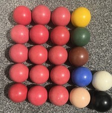 Antique Full Set Of Snooker