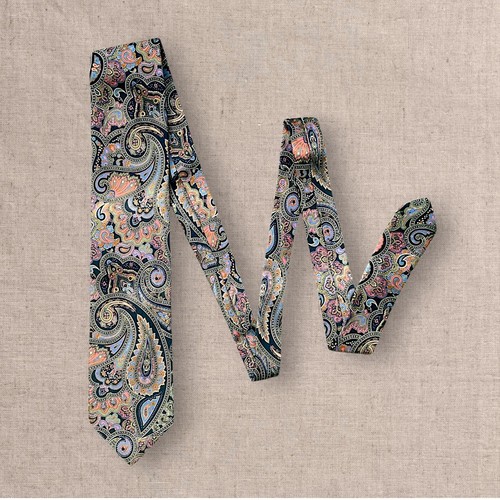 Brioni silk tie paisley - brioni,