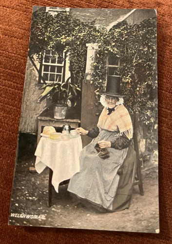 Antique postcard welsh - antique,