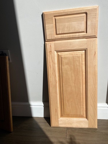 Solid maple kitchen - door, and