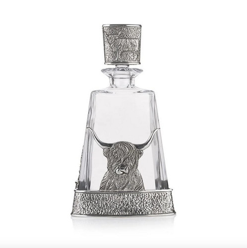 Stunning pewter highland cow - cow, &