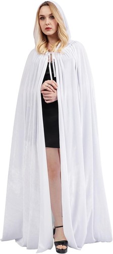 Adult velvet hooded robe - adult,