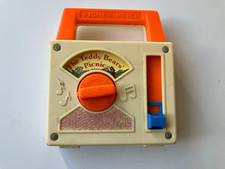 Fisher Price 1979 Teddy Bears Picnic Music Box / Radio 15cm high WORKING