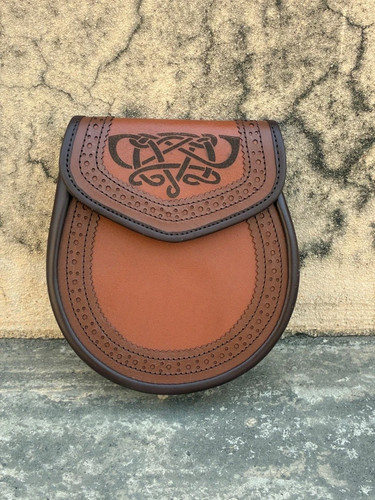 Men scottish tan celtic - tan, kilt