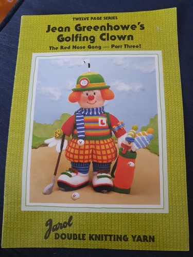Jean greenhowe golfing clown - jean,