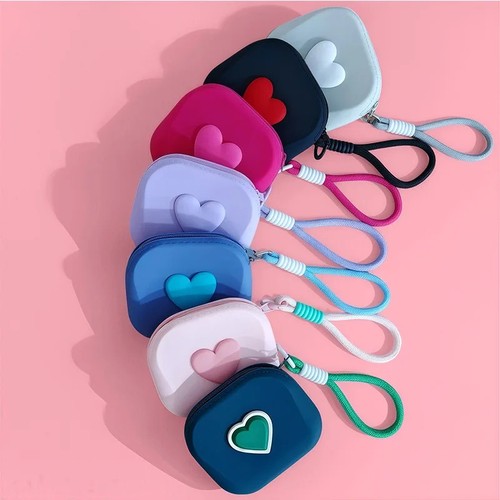 Silicone heart coin purse - heart,