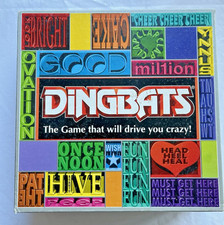 Dingbats Board Game Goliath Games Vintage 1999 Complete Family Game