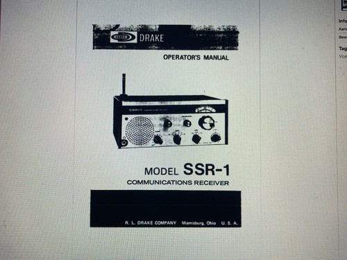 Drake ssr communications - ssr-1,
