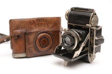 Pre-War Balda Super Baldina Rangefinder 35mm Film Camera Tessar 5cm f2.8 EXC++