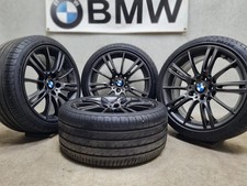 4x Fully refurbished Genuine BMW 3 series MV3 alloys 18″ 7843839 with good tyres