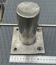 2x Stainless Steel Marine Mooring Bollards / Dock Cleats