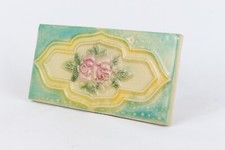 Rare Embossed Floral Ceramic