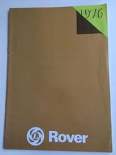 Classic ROVER Car Sales Brochure 1976 #3233 2200 TC 3500 Range Rover