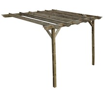 Wooden lean pergola kit - lean,