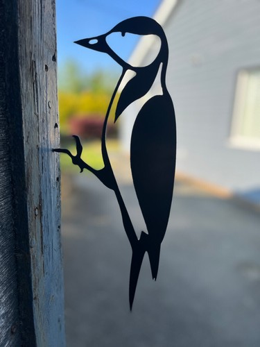 Woodpecker garden art