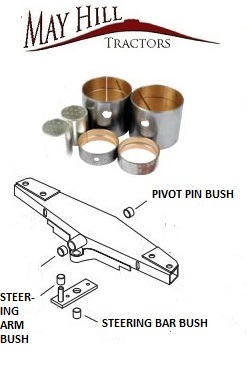 Front axle pivot steering bush - pivot,