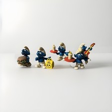 Joblot  vintage Smurf figurines that were released as McDonald's Happy Meal toys