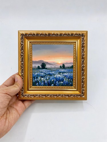 Bluebonnet flower field - bluebonnet,
