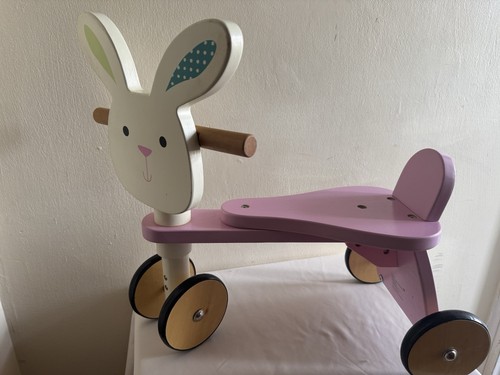 Elc wooden bunny ride toy - elc, on