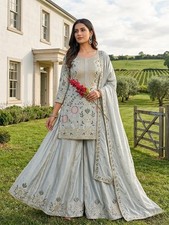 Top Sharara Plazoo Suit Party
