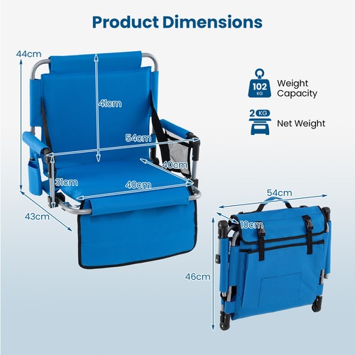 Pcs foldable stadium - foldable, seat