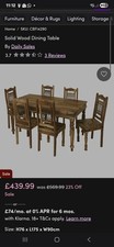 8 Seater JALI Wood Table And  Chairs