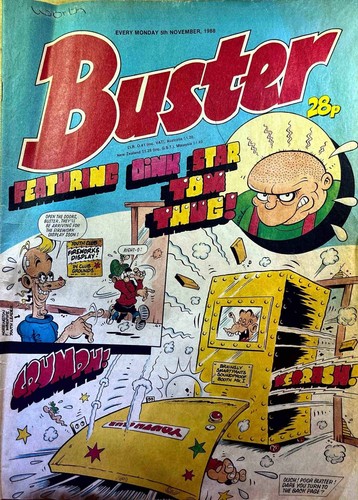 Buster comic vintage 1980s - -,