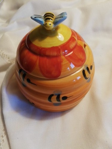 Debenhams honey ceramic jar - debenhams,