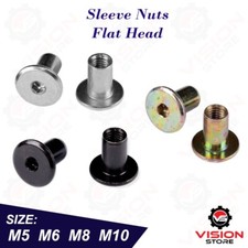 Sleeve Nuts M5 M6 M8 M10 Flat