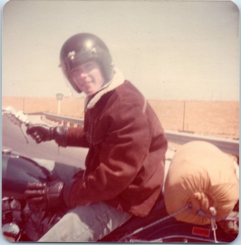 1970s man motorcycle harley - motorcycle,