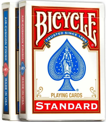 Bicycle standard red blue - standard, &
