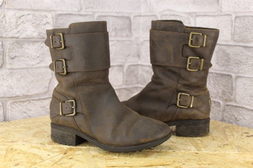 Brown leather sheepskin - brown,